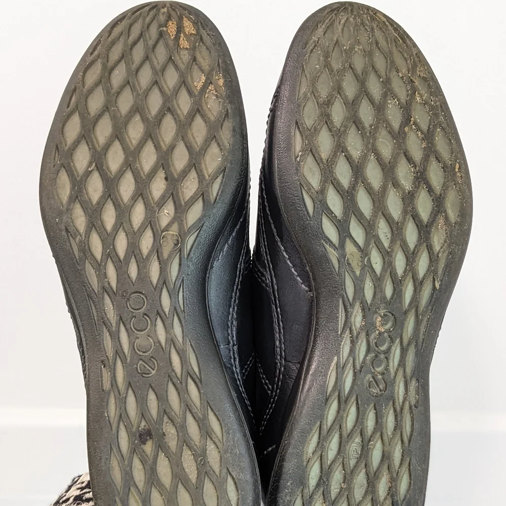 Leather sneakers by Ecco